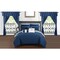 Chic Home Ami 20 Piece Comforter Set Reversible Geometric Quilted Design Complete Bed in a Bag Bedding